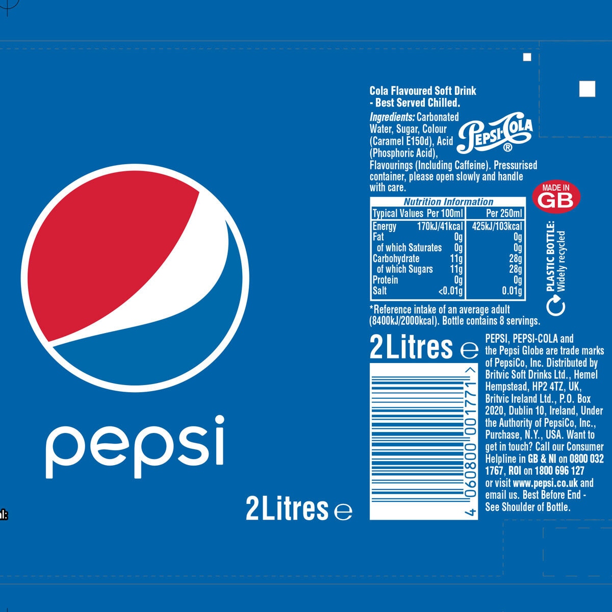 Cut out image of ingredient list