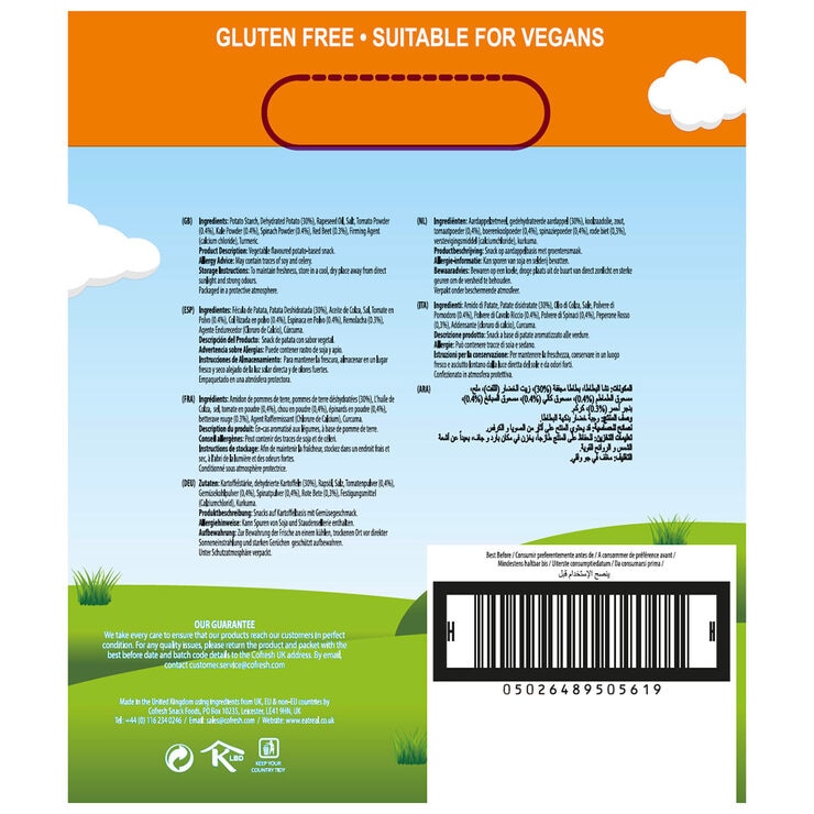 Eat Real Veggie Straws, 24 x 20g Costco UK