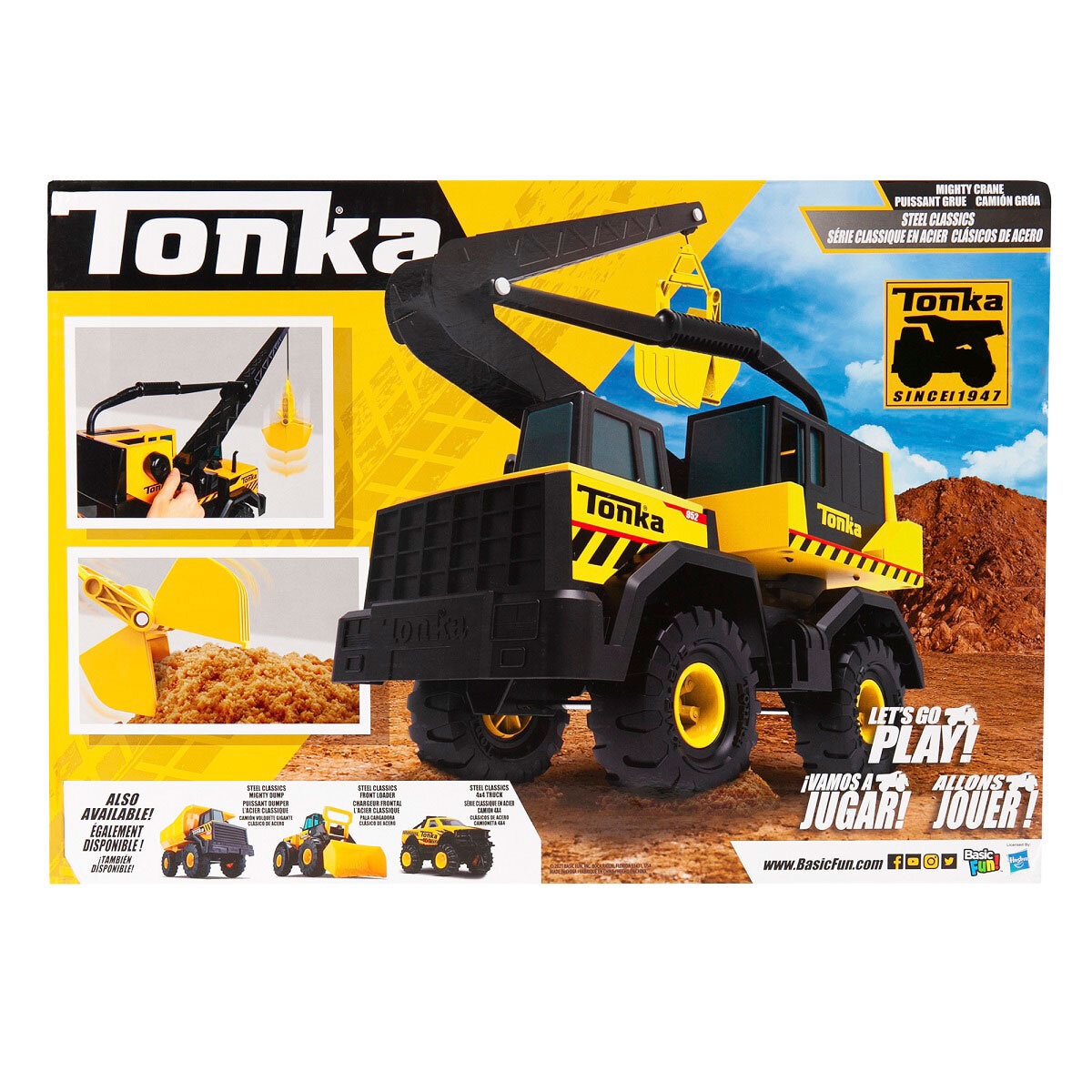 Buy Tonka Steel Classics Crane Back of Box Image at Costco.co.uk