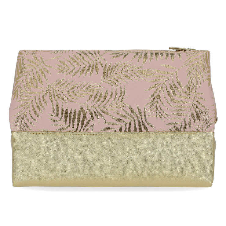 Gold Cosmetic Bag Back Gold Cosmetic Bag Back