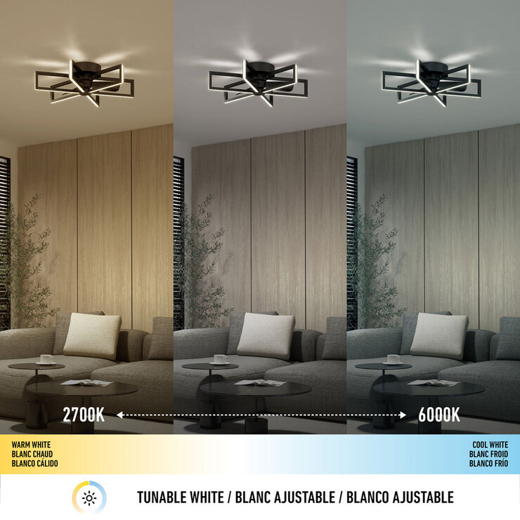 Artika Swirl 26" (66.5cm) Fan Light with Remote Control