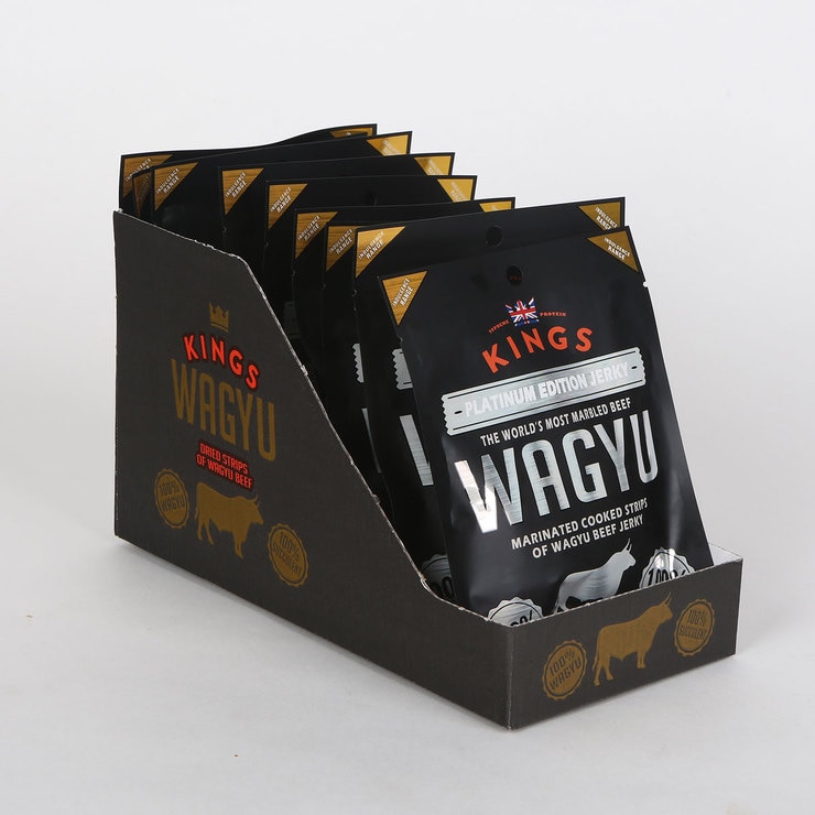 Kings Platinum Edition Wagyu Beef Jerky, 16 x 25g Costco UK