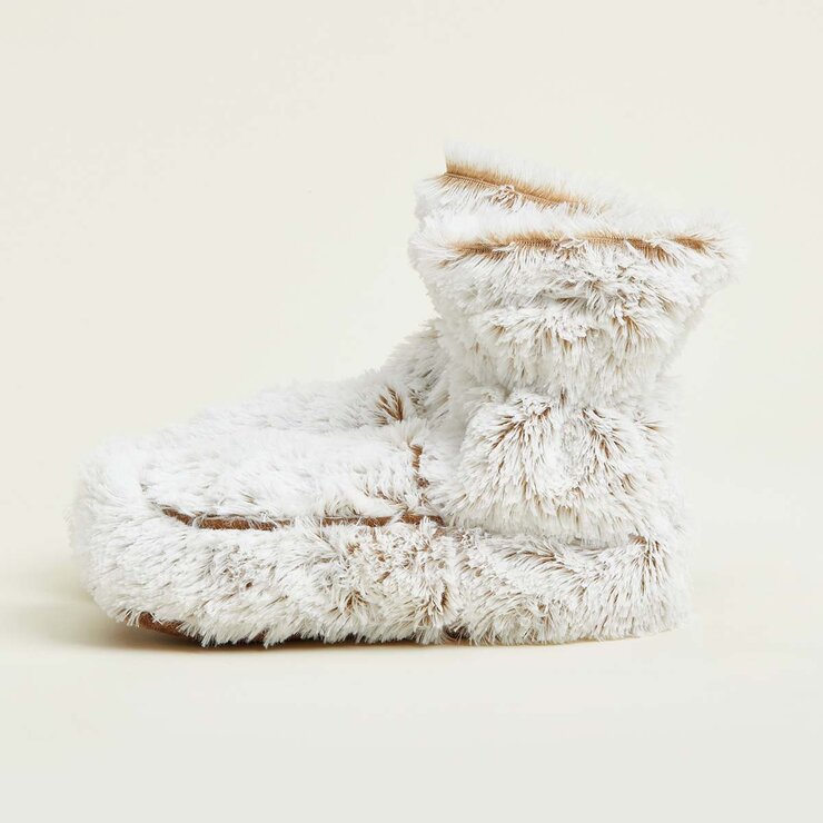 Warmies Fully Heatable Wellness Slipper Boot in Beige Warmies Fully Heatable Wellness Slipper Boot in Beige