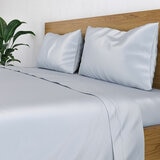 Panda 100% Bamboo White Flat Sheet in 4 Sizes Panda 100% Bamboo White Flat Sheet in 4 Sizes