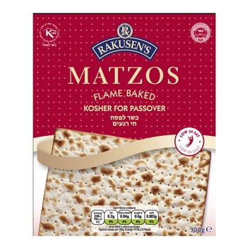 Rakusen's Passover Superfine Matzos, 18 x 300g