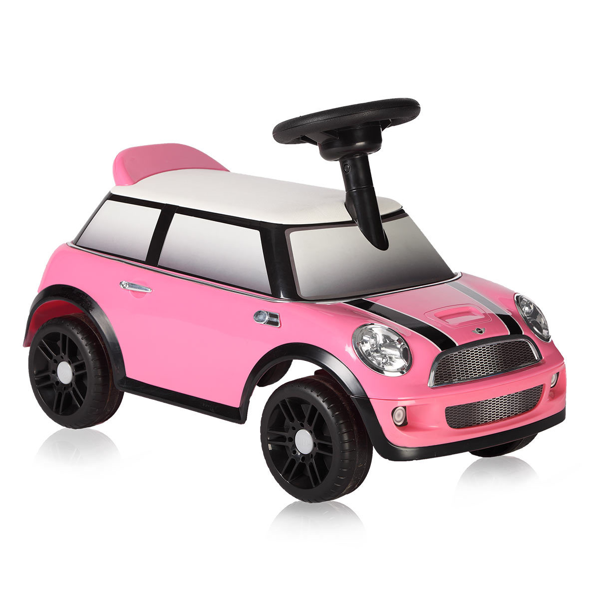 Rollplay MINI Cooper Children's Foot-To-Floor Ride On - Pink (18+ Months)