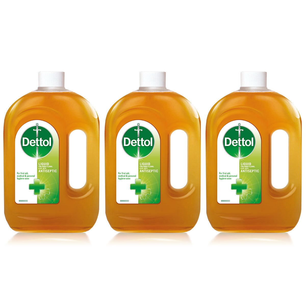 Pack of 3 dettol bottles