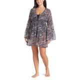Rod Beattie Ladies Bleu Beach Cover Up Dress in Zebra, Small