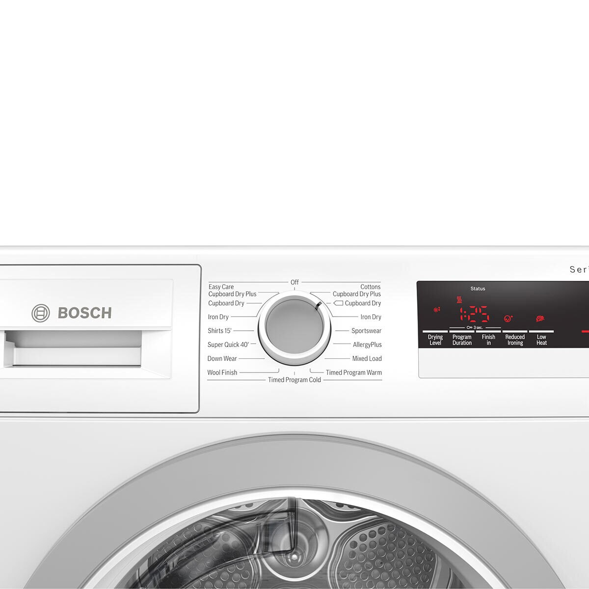 Bosch WTN85201GB, 7kg Condenser Tumble Dryer B Rating in White Costco UK