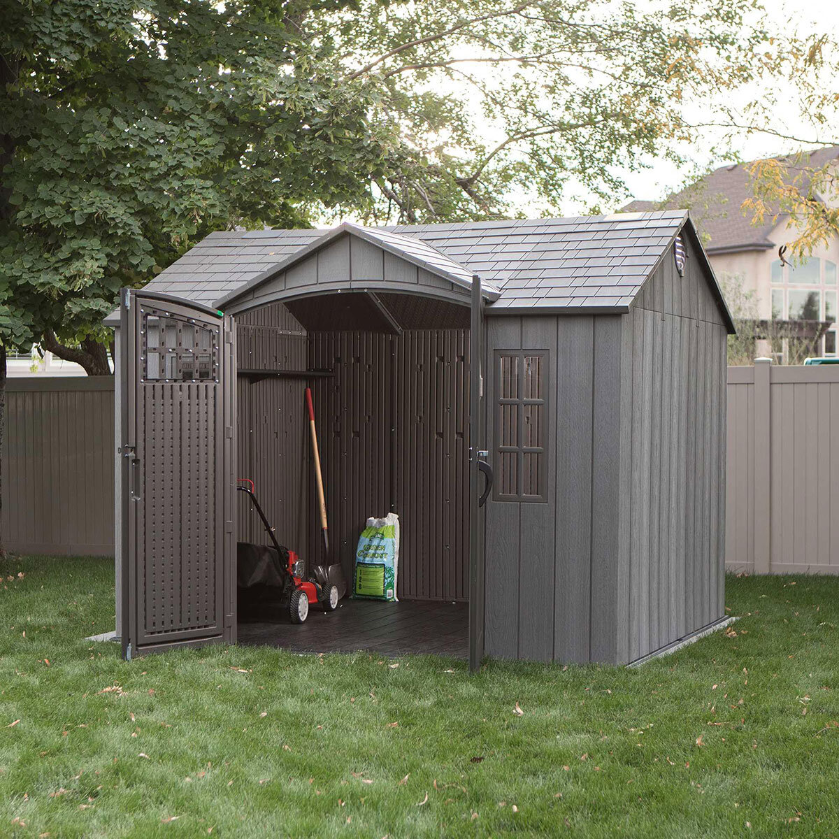 Lifetime 10ft x 8ft (3 x 2.4m) Side Entry Storage Shed - Model 60330