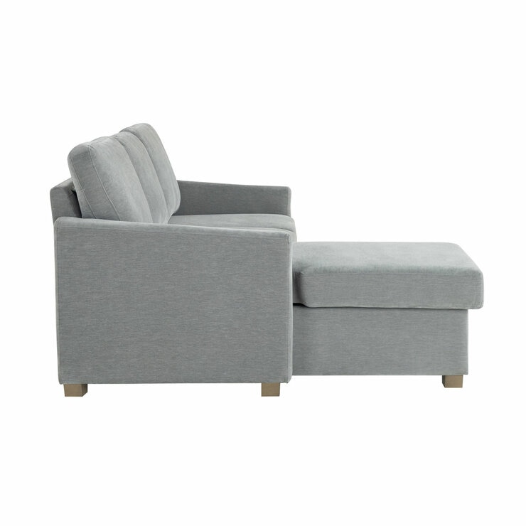 Coddle Cameron Fabric Sofa Bed with Reversible Chaise, Grey Coddle Cameron Fabric Sofa Bed with Reversible Chaise, Grey
