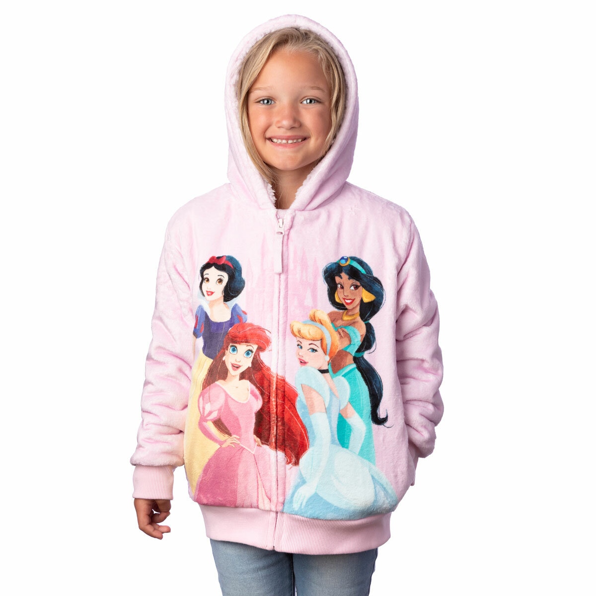 Character Kids Plush Hoodie in Princess, 6 Years