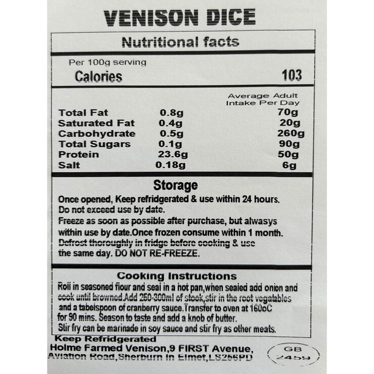 Nutritional Information
