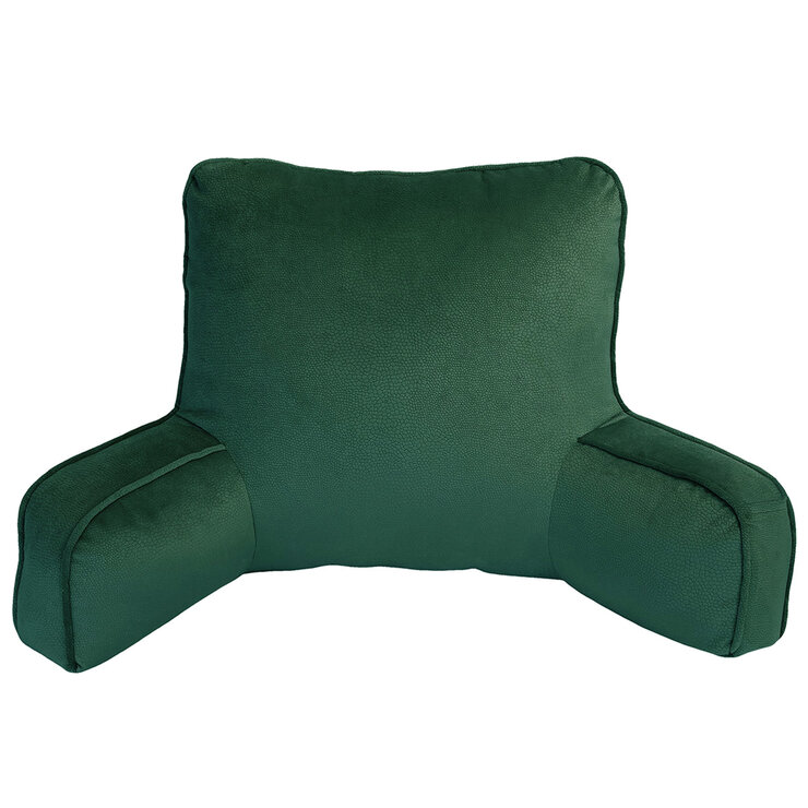 Sutton Place Collection Echo Faux Suede Green Backrest Pillow Sutton Place Collection Echo Faux Suede Green Backrest Pillow