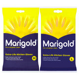Marigold Extra Life Kitchen Gloves, 6 Pack