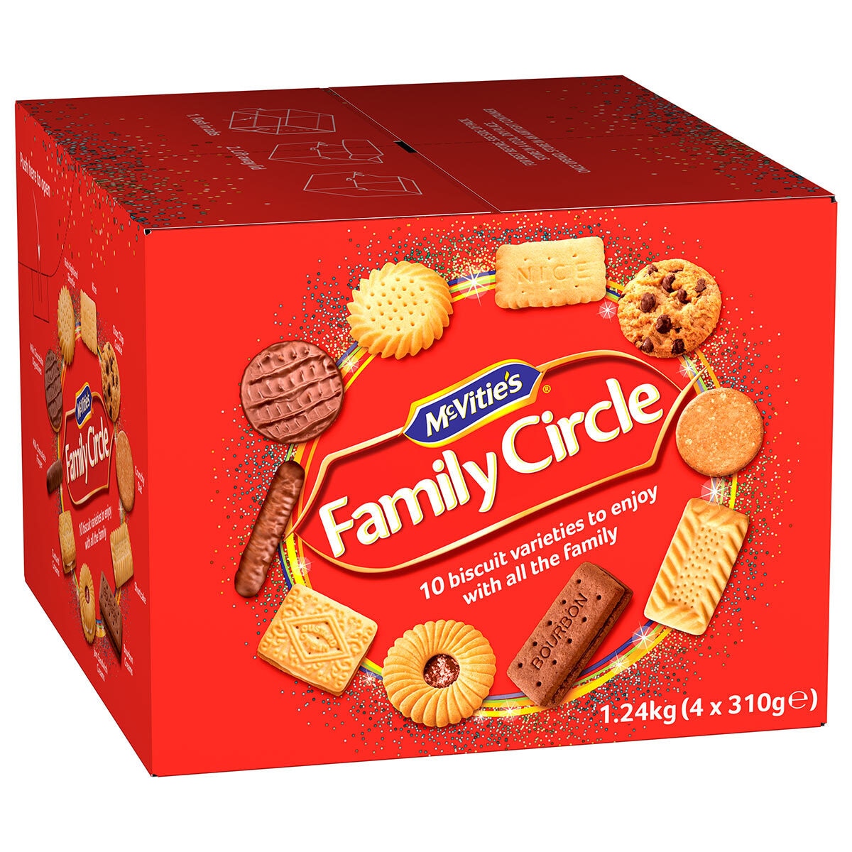 McVitie's Family Circle Biscuits, 1.24kg