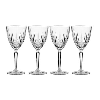 Waterford Marquis Sparkle Crystal Wine Glasses, 4 Pack