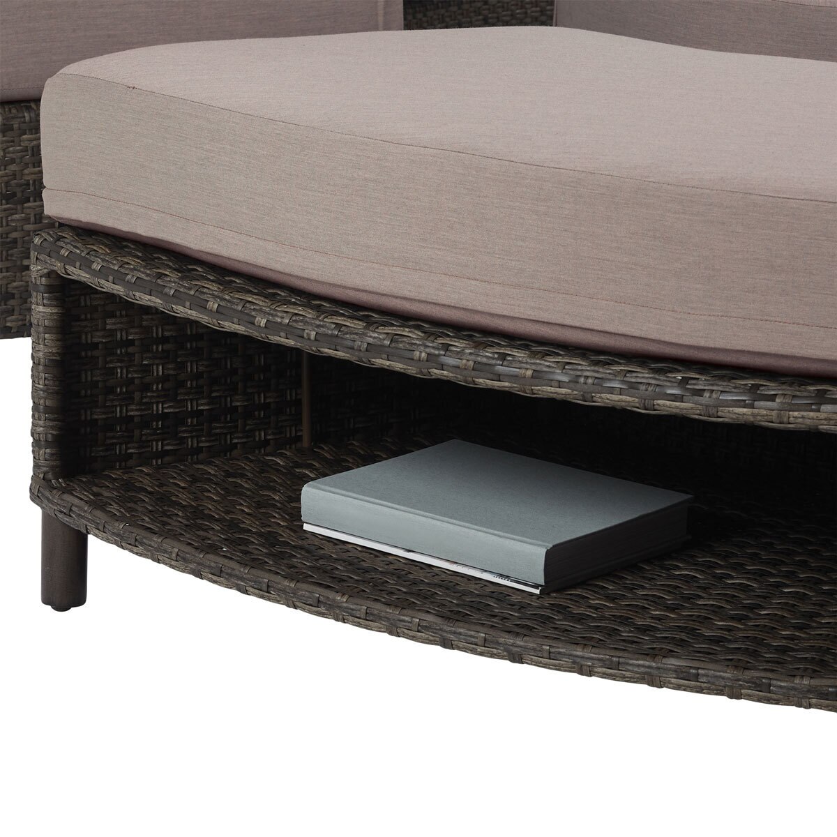 Agio Fresno 5 Piece Modular Woven Deep Seating Patio Set Costco UK