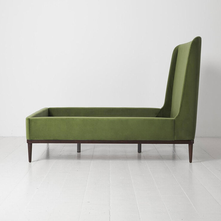 Swyft Bed 02 Green Velvet Bed Frame, Double Swyft Bed 02 Green Velvet Bed Frame, Double