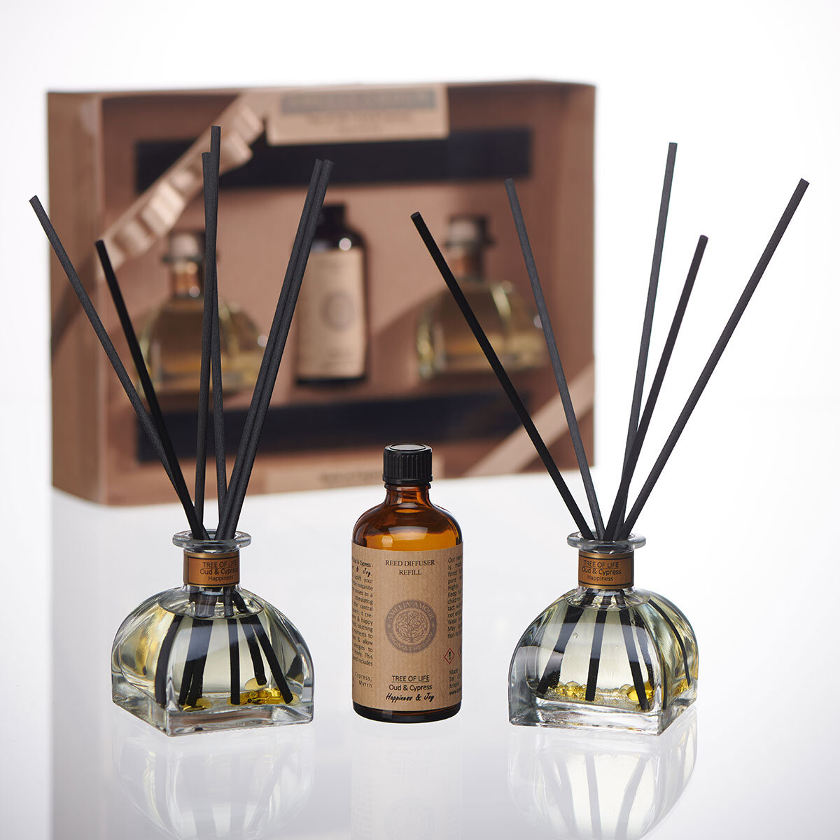 Amelia Amour Aromatherapy 2 x 100ml Reed Diffuser Gift Set