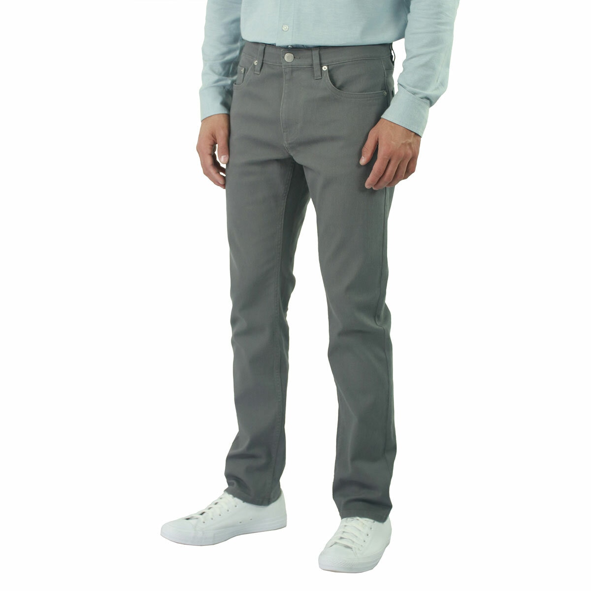 Jachs Men's Bull Denim Pant in Grey