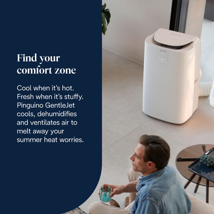 Descriptive image of De'Longhi GentleJet Air Con