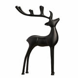 Aluminum Reindeer Assortment- Set Of 2- Black Aluminum Reindeer Assortment- Set Of 2- Black