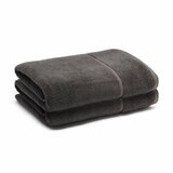 Panda Bamboo & Cotton Grey Bath Towels, 2 Pack Panda Bamboo & Cotton Grey Bath Towels, 2 Pack
