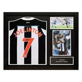 Joelinton Signed Framed Newcastle United Football Shirt