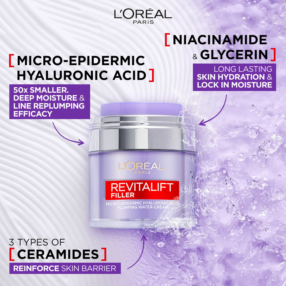 image of revitalift water cream