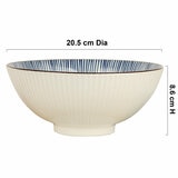 Signature Housewares Ramen Bowls with Spoons, 4 Piece