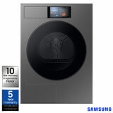 Samsung DV90F09F4SU1 9kg Heat Pump Tumble Dryer, A+++ Rated in Dark Steel