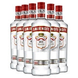 6 Bottles of Smirnoff Vodka