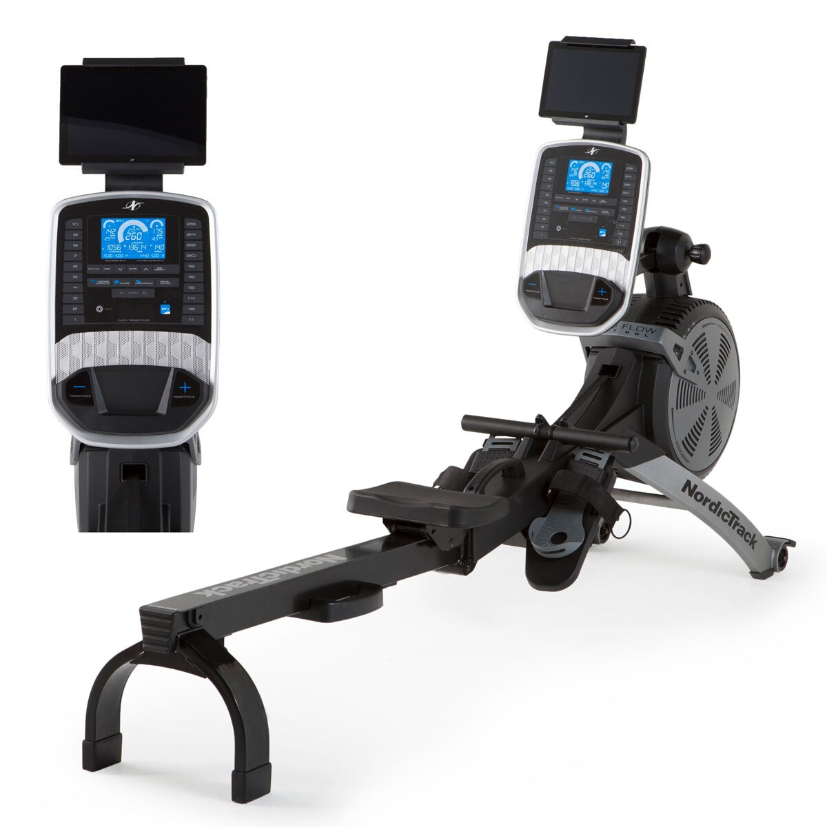 Installed Nordic Track RW 850 Rowing Machine with iFit Coach