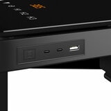 Tresanti Geller Power Adjustable Height Tech Desk, Black