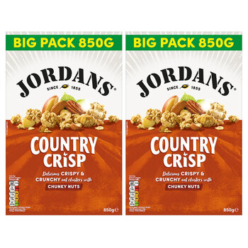 Jordans Country Crisp Chunky Nuts, 2 x 850g