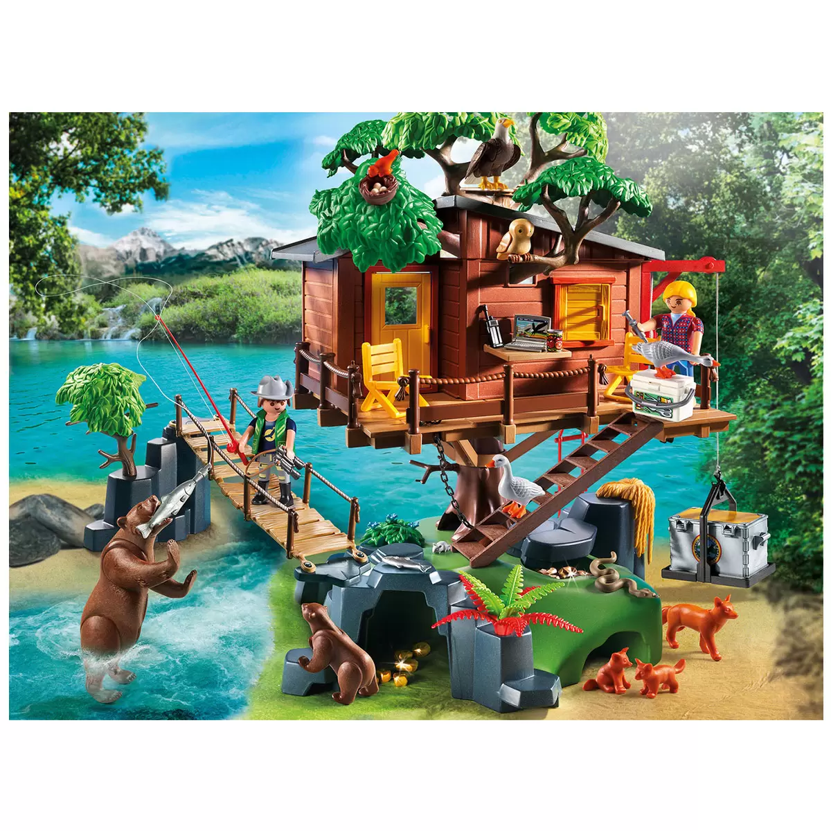 Playmobil Adventure Treehouse with Slide