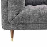 Isla Grey Fabric Armchair