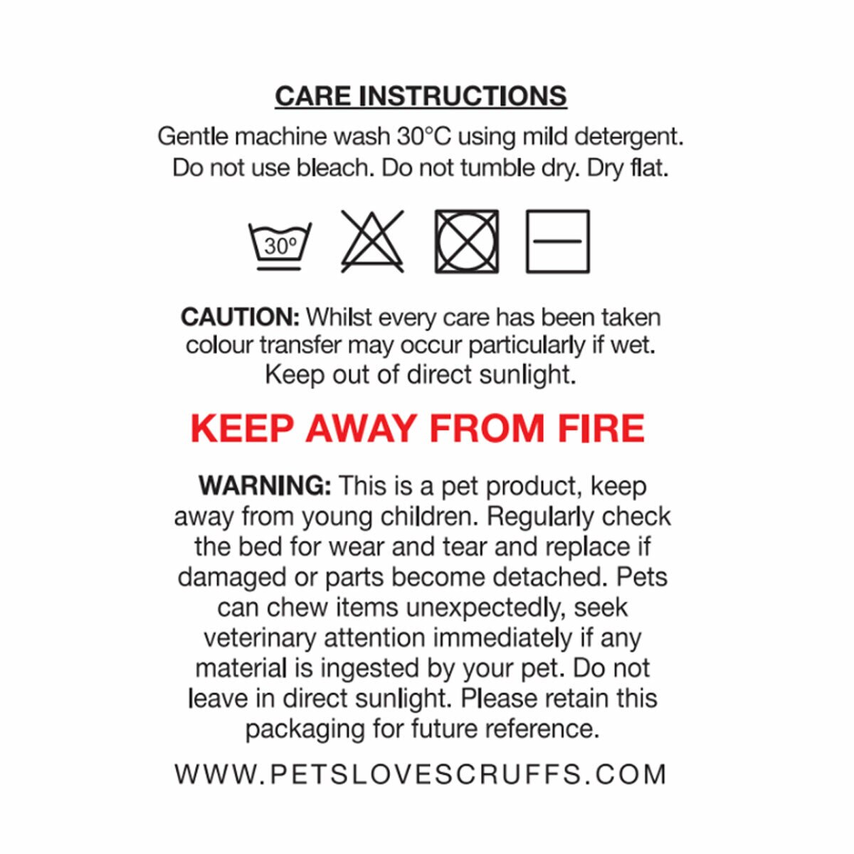 Care Instructions Care Instructions