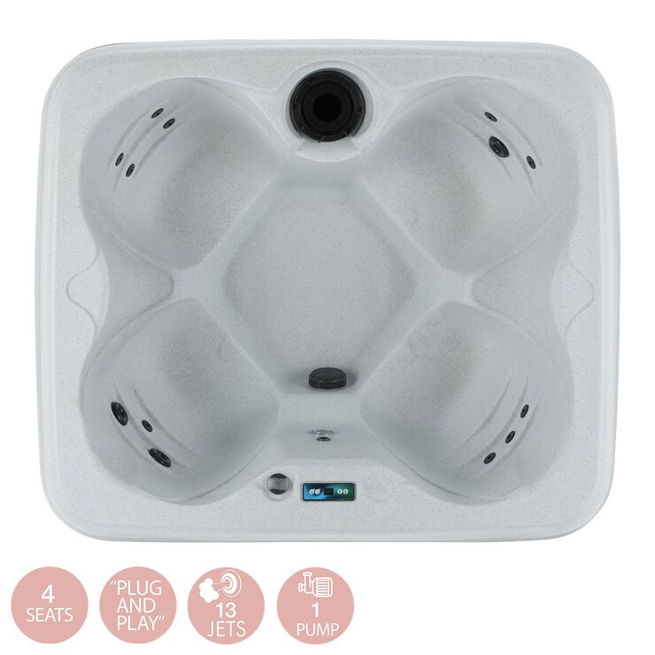 Superior Spa 13Jet Malibu Roto Molded 4 Person Hot Tub in 2 Colours
