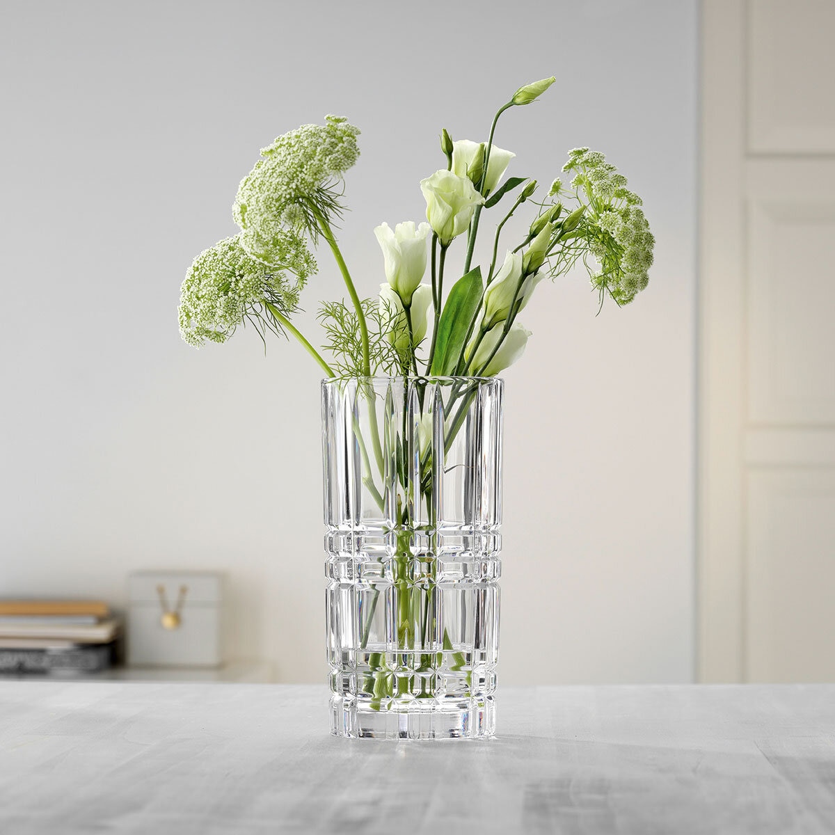 Nachtmann Square Crystal Vase