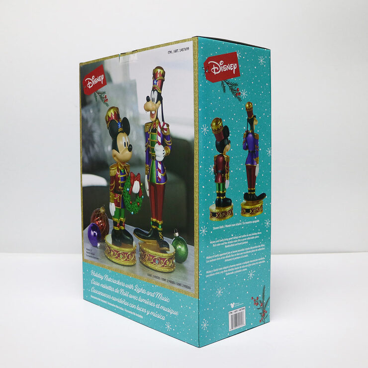 Disney 15.1 Inches (38.5cm) Christmas Mickey & Goofy Nutcrackers with