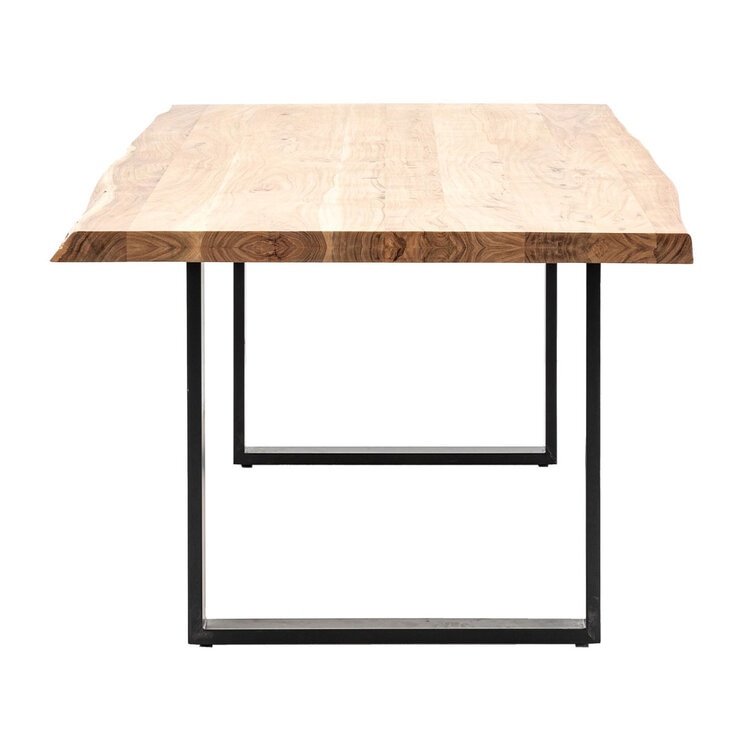 Gallery Chisbury Acacia Live Edge Dining Table, Seats 4-6