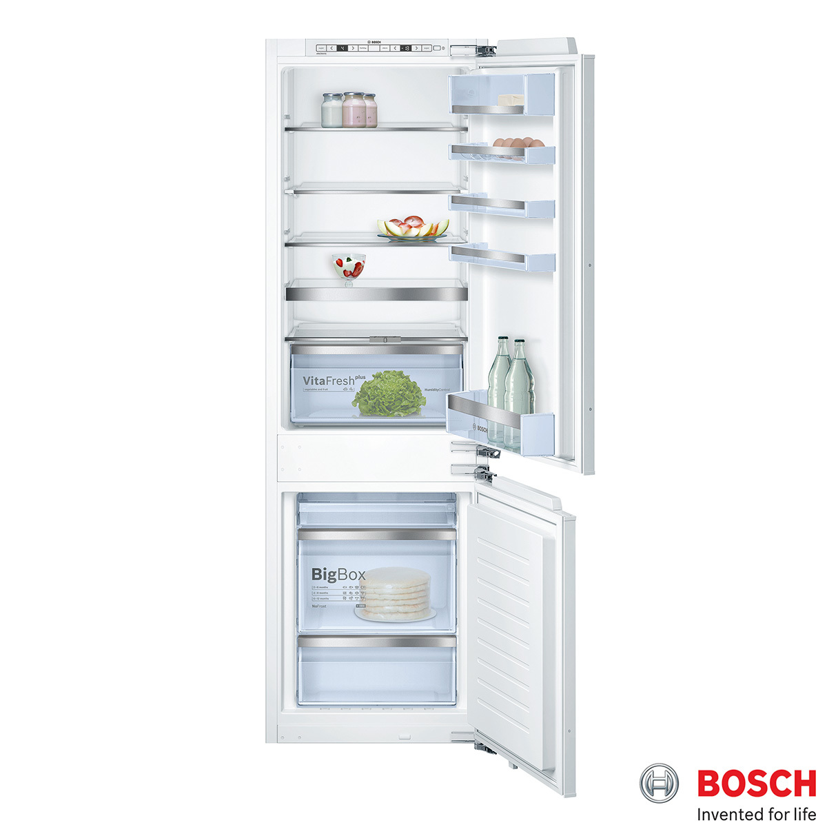 Bosch KIN86AD30G, Integrated Fridge Freezer A++ Rated  in White