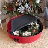 32 Inch (81 cm) Christmas Wreath Storage Bag With ID Holder