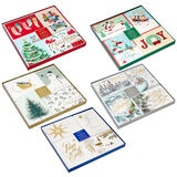 Hallmark Printed Christmas Boxed Card Assortment 40 Cards & Envelopes