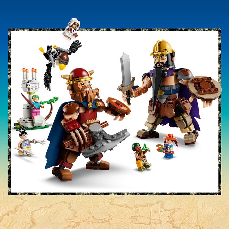 LEGO ONE PIECE Dorry vs. Brogy - Giants of Little Garden - Model 75644 (9+ Years) LEGO ONE PIECE Dorry vs. Brogy - Giants of Little Garden - Model 75644 (9+ Years)