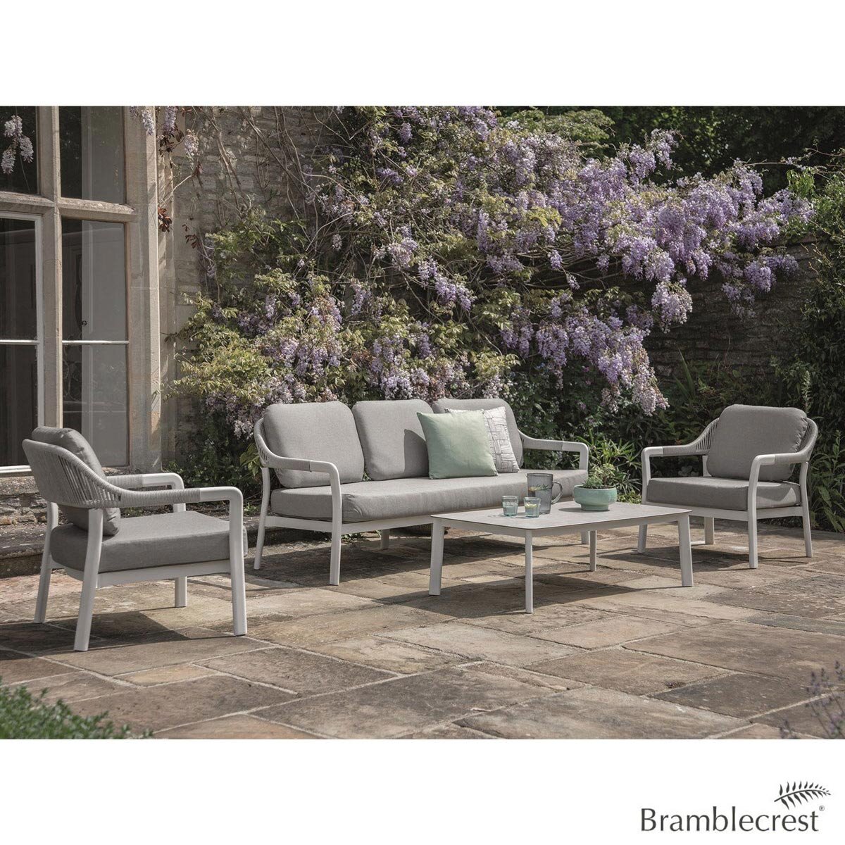 Capri 3 Seat Sofa with 2 Sofa Chairs & Coffee Table