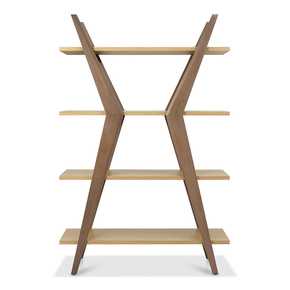 Bentley Designs Kristen Light Oak Open Display Bookcase