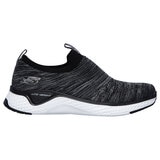Skechers Solar Fuse-Lite Joy Knit Women's Shoes in Black Heather